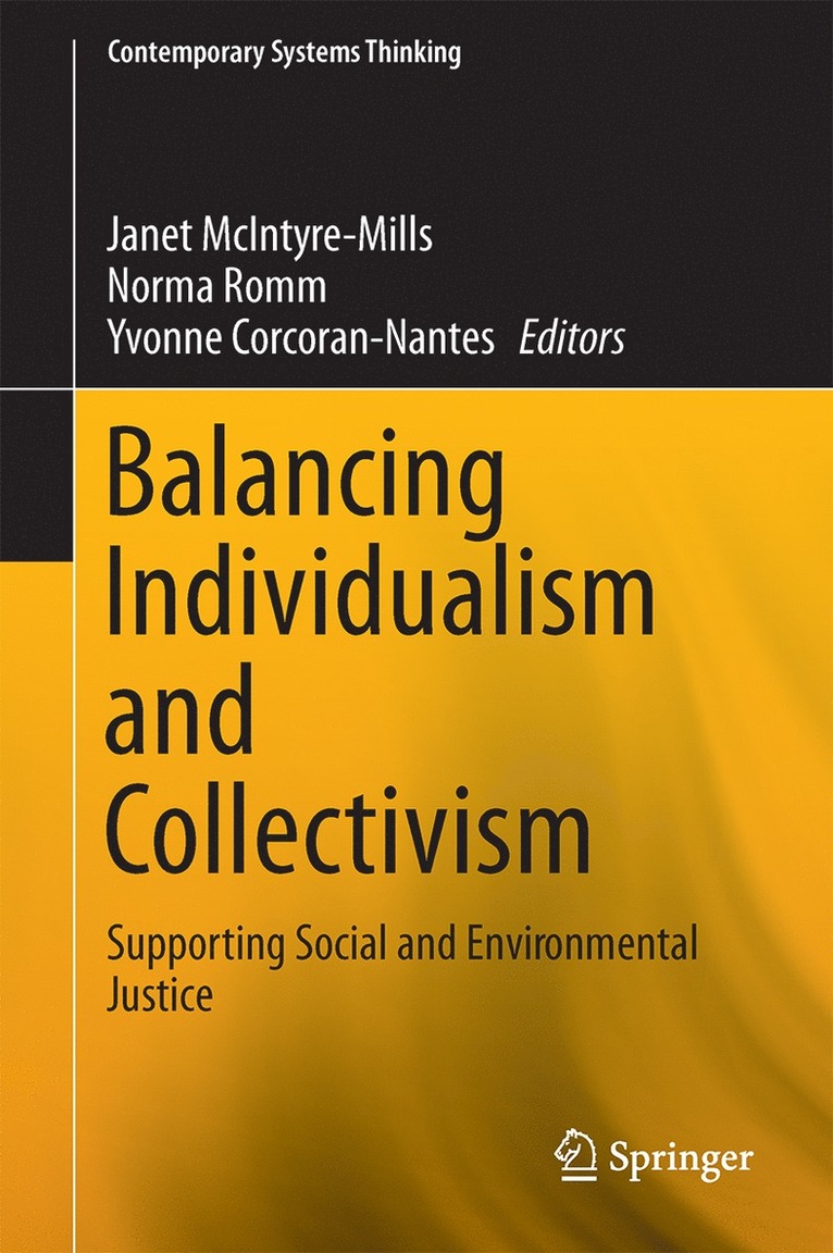 Janet McIntyre-Mills, Norma Romm, Yvonne Corcoran-Nantes - Balancing Individualism and Collectivism, Inbunden