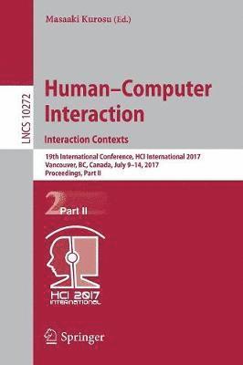 bokomslag Human-Computer Interaction. Interaction Contexts