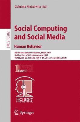 bokomslag Social Computing and Social Media. Human Behavior