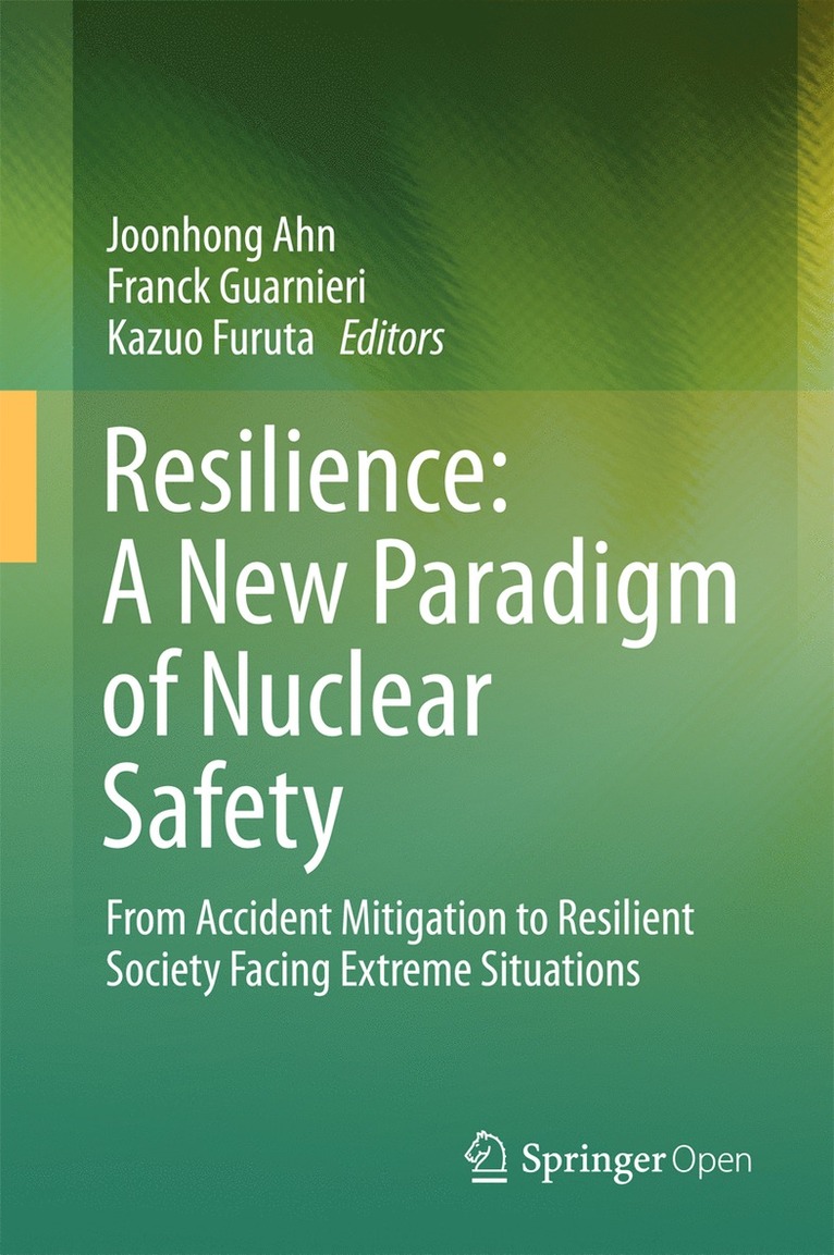 Joonhong Ahn, Franck Guarnieri, Kazuo Furuta - Resilience: A New Paradigm of Nuclear Safety, Inbunden