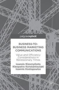 bokomslag Business-to-Business Marketing Communications