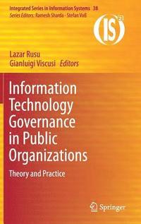 bokomslag Information Technology Governance in Public Organizations