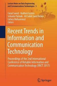 bokomslag Recent Trends in Information and Communication Technology