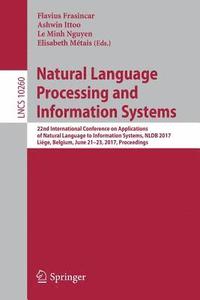 bokomslag Natural Language Processing and Information Systems