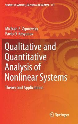 bokomslag Qualitative and Quantitative Analysis of Nonlinear Systems