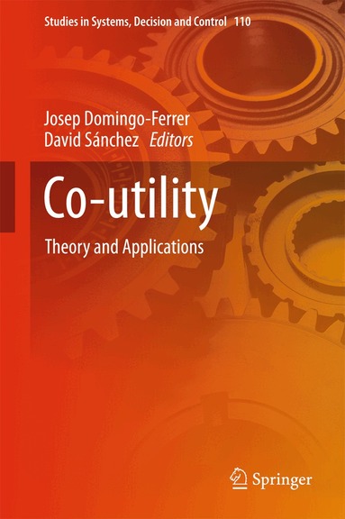 Josep Domingo-Ferrer, David Sánchez - Co-utility, Inbunden