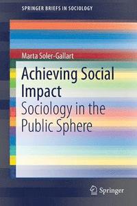 bokomslag Achieving Social Impact