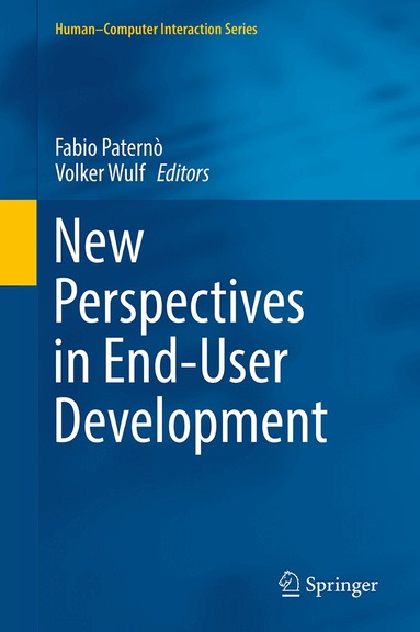 Fabio Paternò, Volker Wulf - New Perspectives in End-User Development, Inbunden