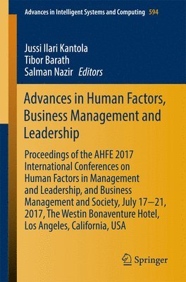Advances in Human Factors, Business Management and Leadership 1
