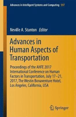 bokomslag Advances in Human Aspects of Transportation