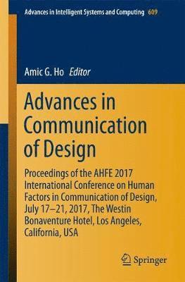 bokomslag Advances in Communication of Design