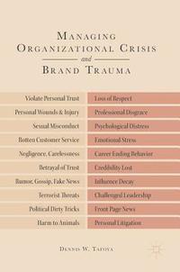 bokomslag Managing Organizational Crisis and Brand Trauma