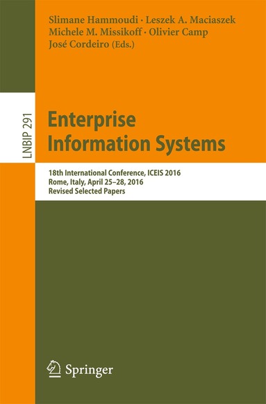 Slimane Hammoudi, Leszek A. Maciaszek, Michele M. Missikoff, Olivier Camp, José Cordeiro - Enterprise Information Systems, Häftad