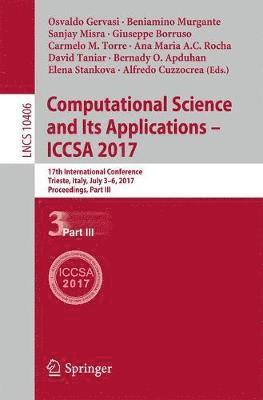 bokomslag Computational Science and Its Applications - ICCSA 2017