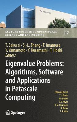 Eigenvalue Problems: Algorithms, Software and Applications in Petascale Computing
