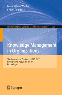 bokomslag Knowledge Management in Organizations