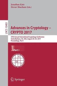bokomslag Advances in Cryptology  CRYPTO 2017