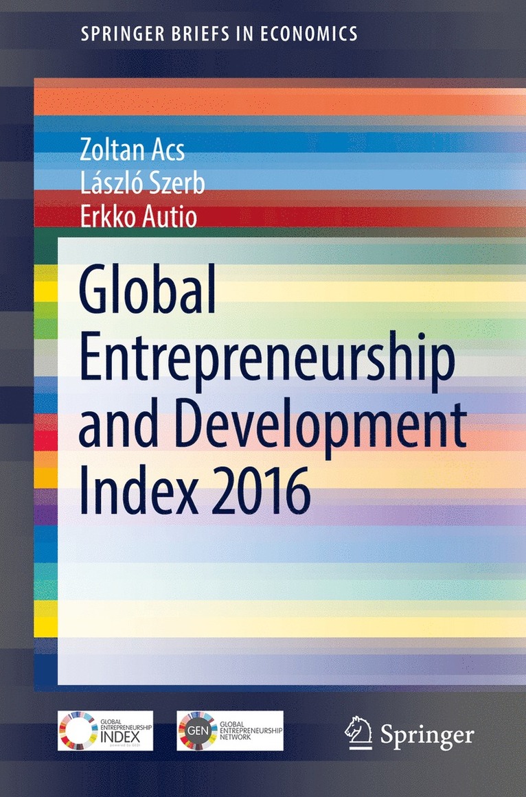 Zoltan Acs, László Szerb, Erkko Autio, Erkko Szerb, László - Global Entrepreneurship and Development Index 2016, Häftad