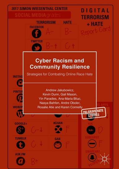 Andrew Jakubowicz, Kevin Dunn, Gail Mason, Yin Paradies, Ana-Maria Bliuc, Nasya Bahfen, Andre Oboler, Rosalie Atie, Karen Connelly - Cyber Racism and Community Resilience, Inbunden