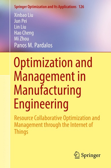 bokomslag Optimization and Management in Manufacturing Engineering