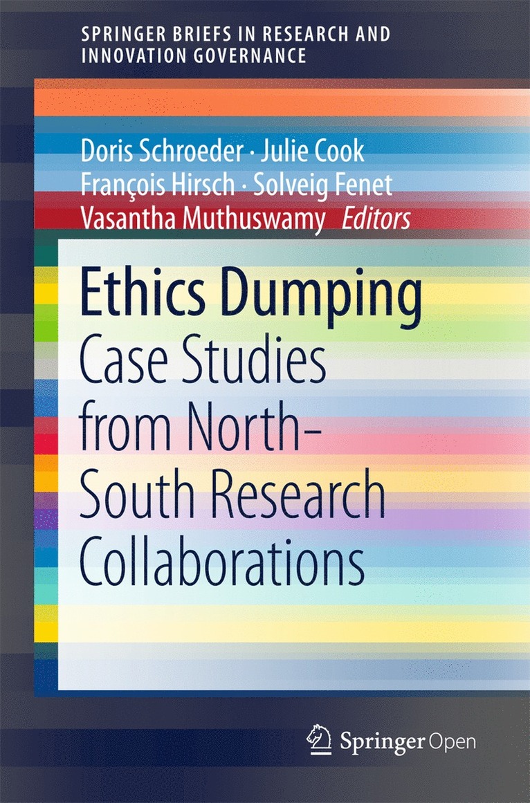 Doris Schroeder, Julie Cook, Inserm, Solveig Fenet, Vasantha Muthuswamy, François Hirsch - Ethics Dumping, Häftad