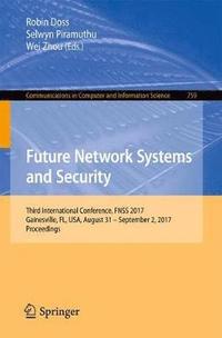 bokomslag Future Network Systems and Security