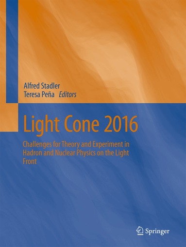 Alfred Stadler, Teresa Peña - Light Cone 2016, Inbunden