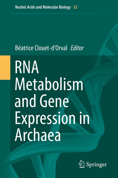 Béatrice Clouet-d'Orval - RNA Metabolism and Gene Expression in Archaea, Inbunden