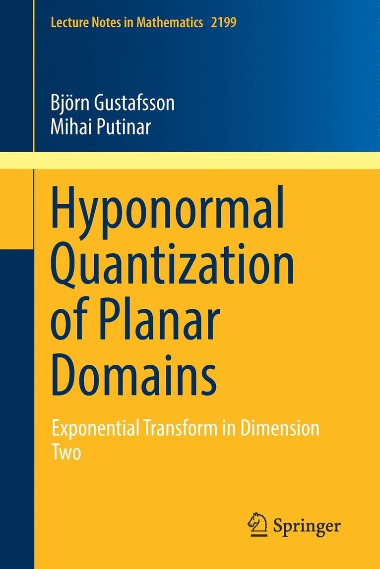 Hyponormal Quantization of Planar Domains 1