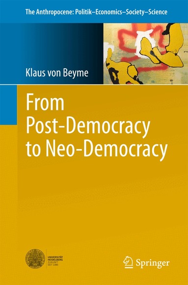 Klaus von Beyme - From Post-Democracy to Neo-Democracy, Häftad