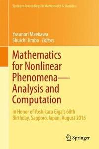 bokomslag Mathematics for Nonlinear Phenomena - Analysis and Computation