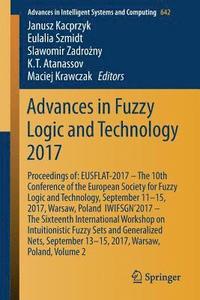 bokomslag Advances in Fuzzy Logic and Technology 2017
