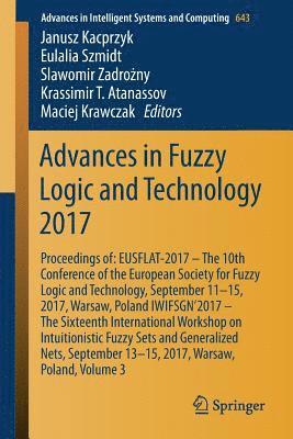 Advances in Fuzzy Logic and Technology 2017 1