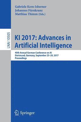 KI 2017: Advances in Artificial Intelligence 1