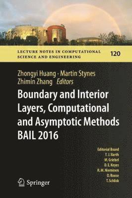 Boundary and Interior Layers, Computational and Asymptotic Methods  BAIL 2016 1