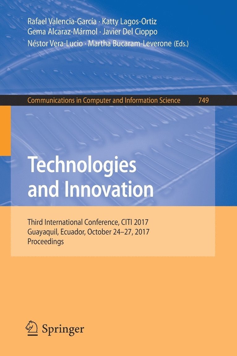 Technologies and Innovation 1