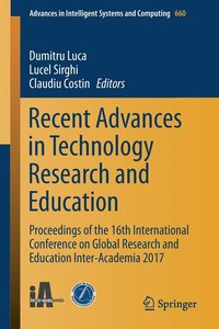 bokomslag Recent Advances in Technology Research and Education