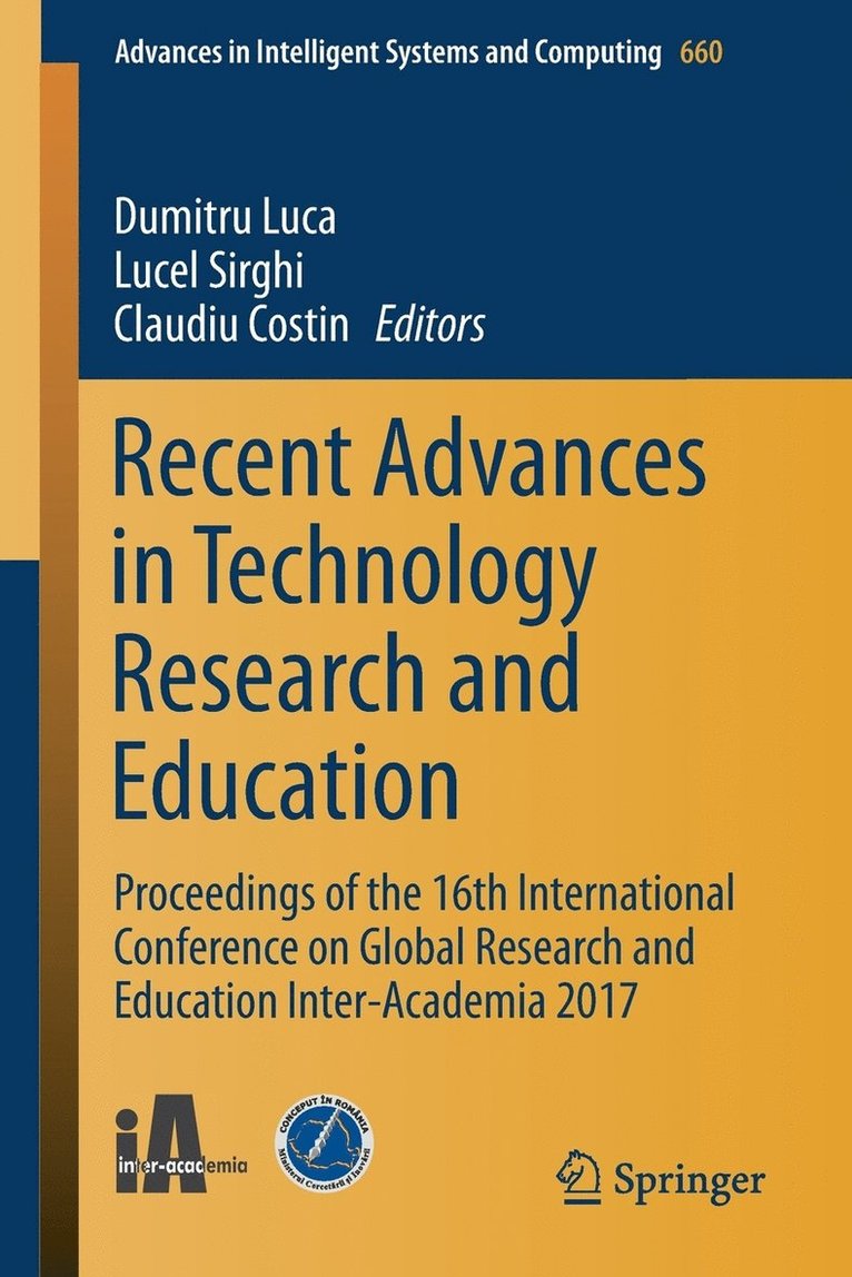 Recent Advances in Technology Research and Education 1