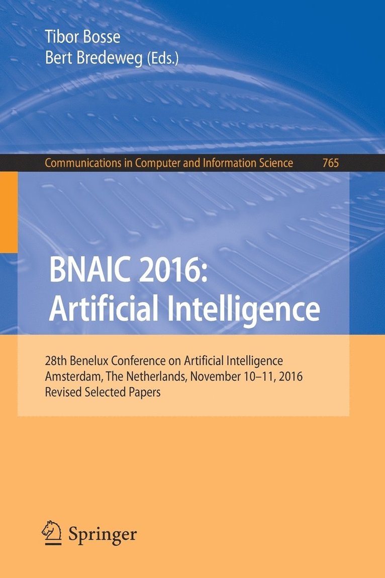BNAIC 2016: Artificial Intelligence 1