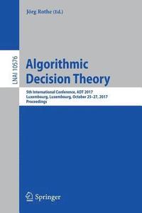 bokomslag Algorithmic Decision Theory