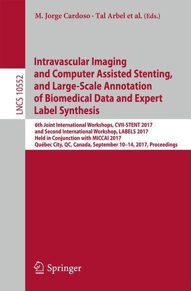 M. Jorge Cardoso, Tal Arbel, Su-Lin Lee, Veronika Cheplygina, Simone Balocco, Diana Mateus, Guillaume Zahnd, Lena Maier-Hein, Stefanie Demirci, Eric Granger, Luc Duong, Marc-André Carbonneau, Shadi Albarqouni, Gustavo Carneiro - Intravascular Imaging and Computer Assisted Stenting, and Large-Scale Annotation of Biomedical Data and Expert Label Synthesis, Häftad