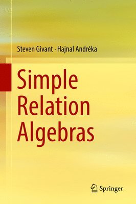 bokomslag Simple Relation Algebras