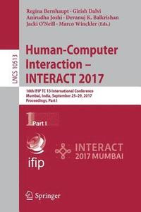 bokomslag Human-Computer Interaction - INTERACT 2017