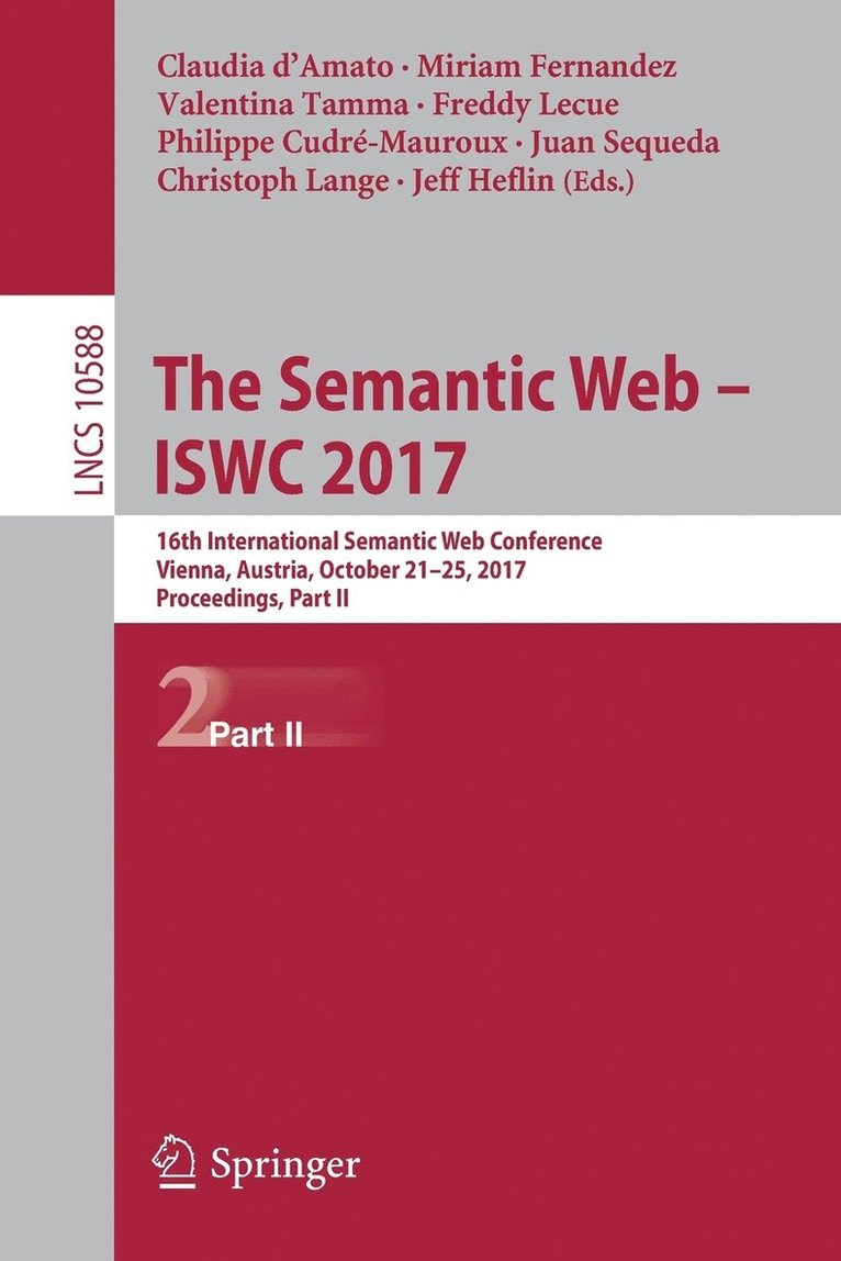 The Semantic Web  ISWC 2017 1