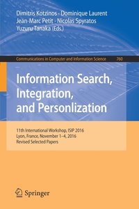 bokomslag Information Search, Integration, and Personlization