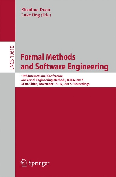 bokomslag Formal Methods and Software Engineering