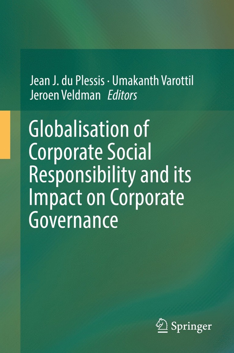 Globalisation of Corporate Social Responsibility and its Impact on Corporate Governance 1