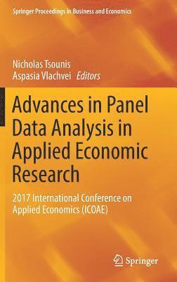 Advances in Panel Data Analysis in Applied Economic Research 1