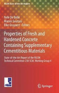 bokomslag Properties of Fresh and Hardened Concrete Containing Supplementary Cementitious Materials