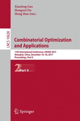 Combinatorial Optimization and Applications 1